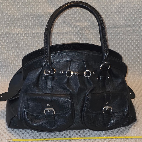 Dior Handbags - Vintage Dior Black Leather My Dior Satchel